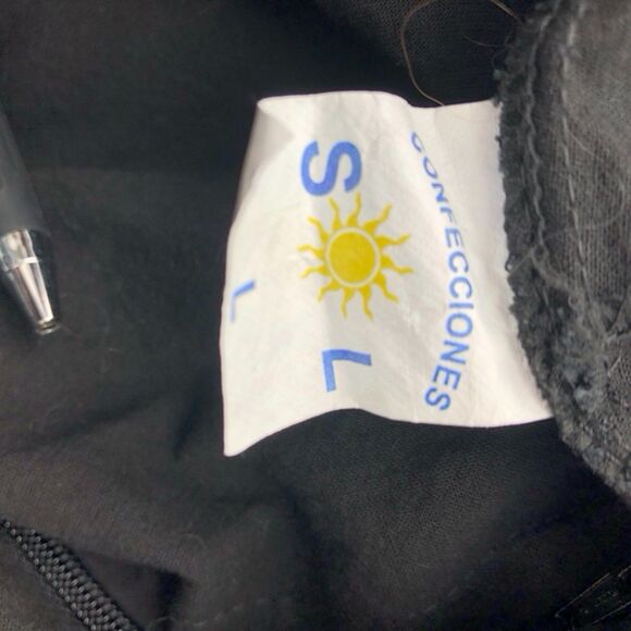 Confecciones Black Puerta Vallarta Mexico Black L Jacket Sea Turtle Vacation - Picture 5 of 8